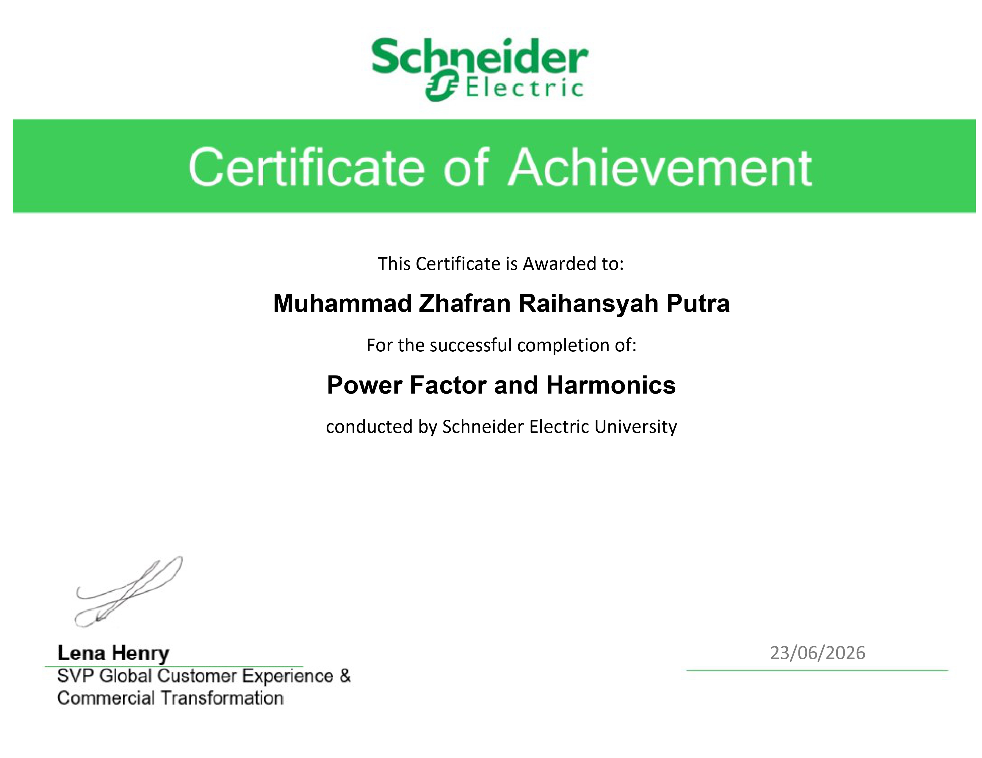 Power Factor and Harmonics